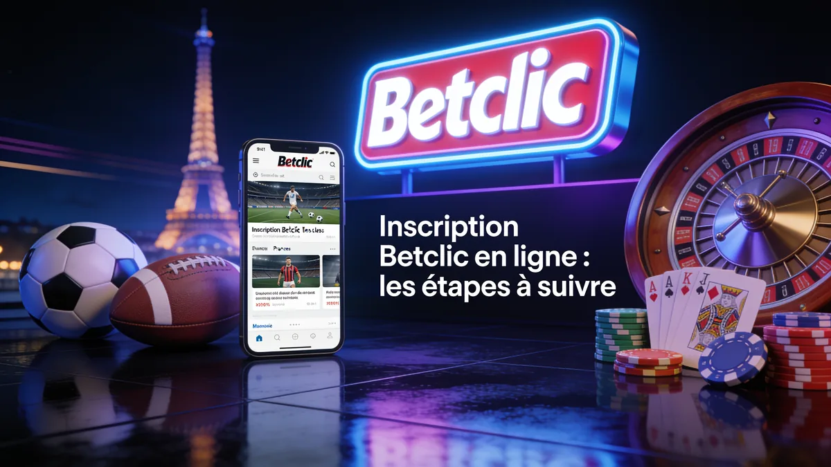 betclic en France — Inscription Betclic en ligne : les étapes à suivre